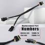 Can Bus EFI Y Splitter Cable MA558-465 Compatible with Holley Terminator X or Sniper EFI System Replace Termx-Y-6, Termx-Y6
