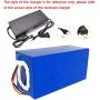 Jieoto 72V 21700 Lithium Battery Pack 20Ah 30Ah 40Ah 50Ah 60Ah EBike Lithium-Ion Battery with BMS and Charger for Electric Motorcycles Moped Replacing Lead-Acid Batteries