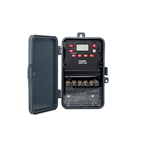 TORK a brand of NSi Industries EWZ Series Multipurpose Control Astronomic 7 Day Time Switch, 120-277 VAC Input Supply, 1 Channel, SPDT Output Dry Contact, #8 - #16 AWG (EWZ120),color