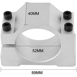 52/65mm Spindle Motor Bracket Cast Aluminium Mount Spindle Clamp Bracket for 3 Dimensional printing CNC Engraving Millng Machine (52mm)