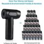 Air Duster, Portable Air Blower Cordless for Computer with 50000 RPM Improved Motor Electric Compressed Air Duster for Keyboard Laptop PC Camera Cleaning, Rechargeable