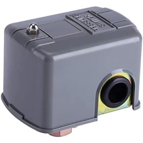 Water Pump Pressure Controller, 40-60 PSI Water Pump Pressure Control Switch Adjustable Double Spring Pole for Self-priming Pump Jet Pump Garden Pump