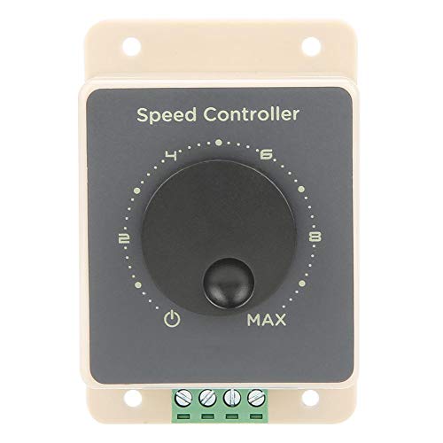 Samfox PWM DC Motor Governor, 12V/24V/36V/48V 20A High Power Motor Speed Control Switch