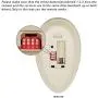 BAYICON 35T Ceiling Fan Remote Control Replacement for Harbor Breeze Allen Roth Kichler Hampton Bay FAN-35T FAN53T Fan-HD5 L3HFAN35T FAN35T1 2AAZPFAN35TI, FAN-11，3-Speed, Light Dimmer, Learn Key