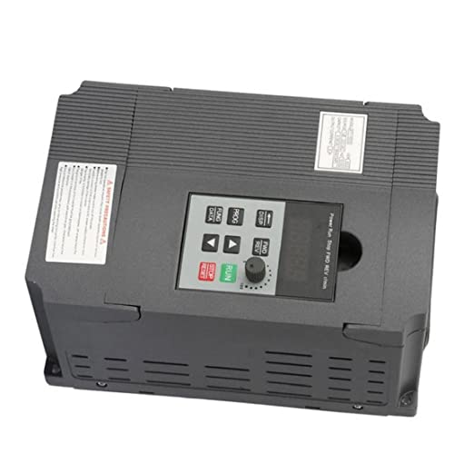 EElabper VFD Variable Frequency Drive Inverter Speed â€‹â€‹Controller Input 220V Single Phase Output Three Phase for 1.5kW Motor