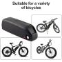 Jieoto Electric Bicycle Battery 48V 8AH E-Bike Battery with 2A Charger and BMS Protection Board for 350W/200W Electric Lithium Bike Battery Motors