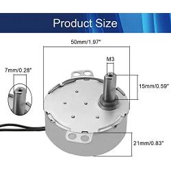 Jutagoss Synchronous Motor TYC-50 Double Flat Shaft Direction CW/CCW, 4 Watt AC 220V 5-6 RMP, 1 Pcs