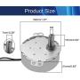 Jutagoss Synchronous Motor TYC-50 Double Flat Shaft Direction CW/CCW, 4 Watt AC 220V 5-6 RMP, 1 Pcs