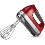 KitchenAid 9-Speed Digital Hand Mixer with Turbo Beater II Accessories and Pro Whisk - Candy Apple Red