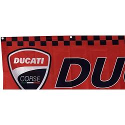 Daoops Ducati Banner Flag Moto GP Motorcycle 2x8Ft