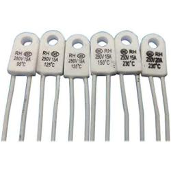 RH 95C 115C 125C 130C 135C 150C 180C 230C 240C Degree RH Cutoff Temperature Fuse 15A 250V Fan Motor Thermal Fuse,125C