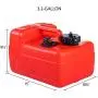Scepter 08576 OEM Portable 3.2 Gallon Marine Fuel Tank For Outboard Engine Boats, 14-Inches x 10-1/2-Inches, x 9-Inches, Red