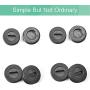 Heyiarbeit Carbon Brush Holder Caps 14mm O.D. 5mm Thickness Electric Motor Brush Cover Plastic Fitting Thread Black 20pcs