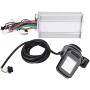 Fabater E-Bike Controller, 500w Waterproof Motor Speed Controller Brushless Controller Kit with LCD Display Panel, Electrical Motor Control Box for Electric Bicycle, E-Bike, Scooter(48V)