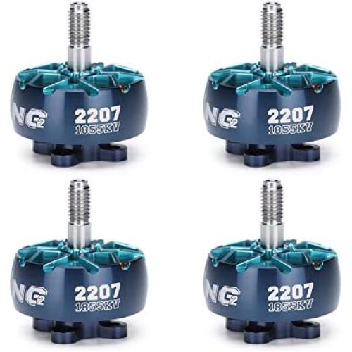 iFlight 4pcs XING2 2207 1855KV 6S FPV Motor Unibell with 5mm Titanium Alloy Shaft for FPV Drone Part