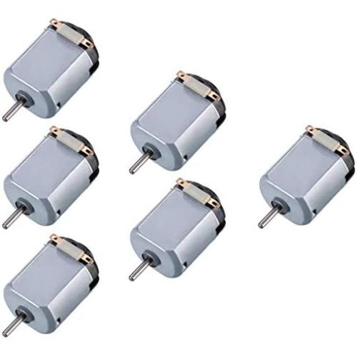 Topoox 6 Pack DC 1.5-3V 15000RPM Mini Electric Motor for DIY Toys, Science Experiments