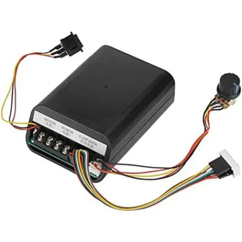 ICQUANZX DC Motor Speed Controller, 60A DC10-55V Motor Governor High Power Control Board with Digital Display - 0-100% Adjustable