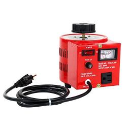 YaeCCC 3 Amp Variable Voltage Transformer, 120VAC Input, 0-120V/130VAC Output Automatic Voltage Converter(300W Max)