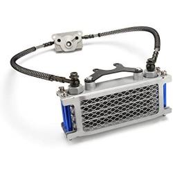 Dirt Pit Bike Oil Cooler Cooling Radiator Engine Kit Universal For 125 140cc Motorcycle - Blue