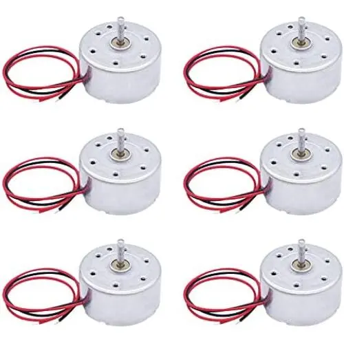 Moteur DC 3V Mini Générateur 6 Pièces Weideer K-023 avec Fil pour Jouets DIY, Éolienne, etc. Moteur DC 3V Mini Générateur 6 Pièces Weideer K-023 avec Fil pour Jouets DIY, Éolienne, etc.