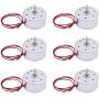 weideer 6Pcs DC 3V Mini Generator Motors 7000RPM Electric Motor with Wire for DIY Toys Wind Turbine Generator K-023