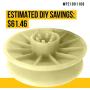 WP21001108 Washer Motor Pulley - Replaces AP6005745, 21001108, 1472, PS11738804