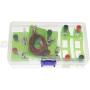 RLECS 1Set Basic Electric Circuit Laboratory Experiments Beginner Circuit Kit for Teaching Series and Parallel Circuit(1pcs Switch+2pcs AA Battery Holder+2pcs Light Holder+6pcs Bulbs and Wires)
