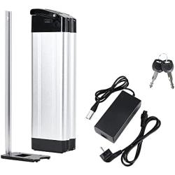 Jieoto Ebike Battery 36V 15AH 20AH Ebike Lithium Ion Battery with 2A Charger and BMS Protection Board for 750W 500W/350W/200W Electric Lithium Bike Battery Motors