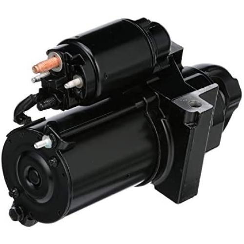 Quicksilver Starter Motor Assembly 863007A1 - Delco -For V-6 and V-8 MerCruiser Engines, Black