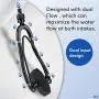 VEITHI Boat Dual Water Feed Motor Flusher, Universal Outboard Motor Flusher with Hose Fittings Flush Kit, Dual Flow Rectangular Cup Muffs, for Flushes Contaminates of Boat Engine