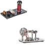 Sunnytech Spark Gap Tesla Coil Hot Air Stirling Engine Motor Model Educational Toy WH12-SC001