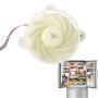 DA31-00287B Refrigerator Evaporator Fan Motor Compatible with Sam-Sung Refrigerator Replaces DA96-00968A DA31-00334A PS9494284 3954921 AP5948644