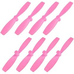 uxcell RC Propellers 55mm CW CCW 2-Vane for 720 8520 Coreless Motors FPV Quadcopter Racer Drone Miniquads, Pink 4 Pairs