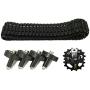 SZDoit Updated Robot Smart Robot Tank Car Chassis Accessory Kit for Arduino Project Learning, Bearing Wheels + Driving Wheel for 4mm DC High Torque Encoder Motor + Tracks for Robotics Platfrom