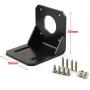 ZRM&E 3PCS 42 Stepper Motor Mounting Bracket Holder L Shape Fixed Seat Stepper Motor Mount Stand with Mounting Screws