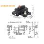 Calvert win 80 Amp Circuit Breaker with Manual Reset for Car Marine Trolling Motors Boat ATV Manual Power Protect for Audio System Fuse, 12V-48VDC, Waterproof (80A)