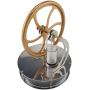 Usmile® Low Temperature Stainless Steel Stirling Engine Generator Desk Models Education Toy Model Run Off The Temperature Difference