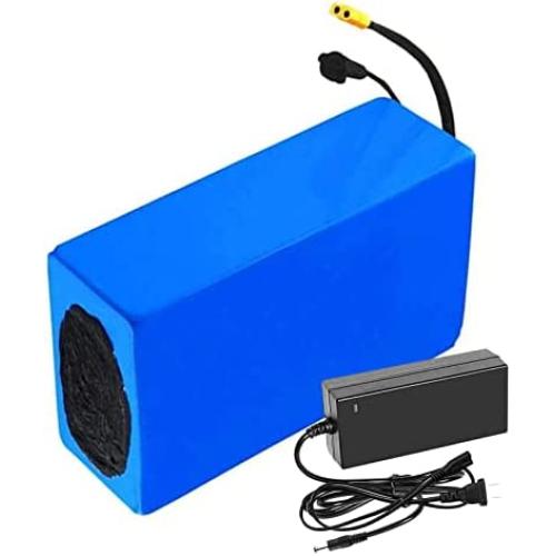 Wnicek 36V 30000mAh 10S6P E-Bike Battery Lithium-ion Electric Bicycle Battery Pack Built-in 30Amp BMS, Fits for 200W 250W 400W 500W 700W 1000W Ebike Motor with Charger and XT60 Plug