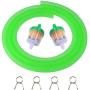 0.19x39.37 (5mmx1m) Gas Fuel Filter Hose Tube Line for Chinese GY6 50cc 150cc 139QMB 157QMJ Tao Tao Scooter ATV Motorcycle Parts, Green…
