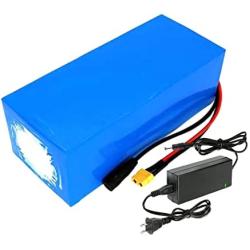 Wnicek 36V 30Ah Ebike Battery Customizable Electric Bike Battery Pack 30000mAh Lithium-Ion Battery with 2A Charger and 30A BMS Fit for 200W 250W 350W 500W 700W Motor