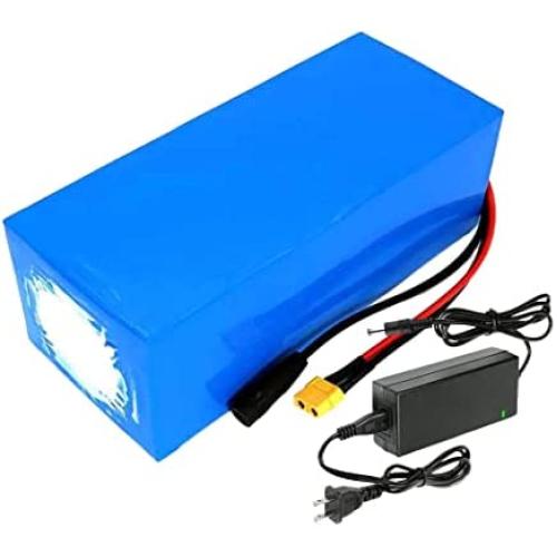 Wnicek 36V 30Ah Ebike Battery Customizable Electric Bike Battery Pack 30000mAh Lithium-Ion Battery with 2A Charger and 30A BMS Fit for 200W 250W 350W 500W 700W Motor