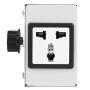 Contrôle de Vitesse de Moteur, Commutateur de Contrôle de Vitesse AC 220V Régulateur Électronique de Contrôle, Thermostat d'Atténuation Transformateur avec Spécifique US Plug pour Ventilateur Contrôle de Vitesse de Moteur, Commutateur de Contrôle de Vitesse AC 220V Régulateur Électronique de Contrôle, Thermostat d'Atténuation Transformateur avec Spécifique US Plug pour Ventilateur