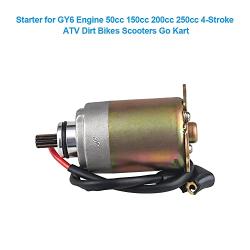 WATERWICH Starter Compatible with GY6 150cc 200CC 250CC Scooter Go Karts Dirt Bike for Chinese ATV Compatible with Tao Tao Coolster Jonway Baja Roketa 4 Wheelers