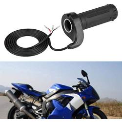 Yosoo Health Gear Motorcycle Twist Speed Throttle Grip, Universal Electric Bike Throttle Speed Control with 3 Wires for E-Bike Electric Scooters