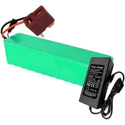 Wnicek 48V 6000mAh Ebike Lithium-ion Battery 13S 2P 6AH Battery Pack for 250W 350W 500W 750W 1000W Motor for Electric Scooter Electric Motorcycles Electric Tricycles with Charger