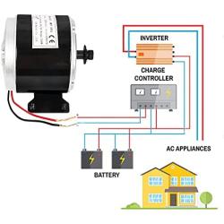 24V DC 350W DIY AC Permanent Magnet Alternator Electric Scooter Motor Compatible With Wind Turbine PMA E Scooter Drive Speed Control 3000RPM