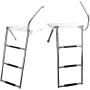 Amarine Made Boat Out-Board Outboard Swim High Strength Polyethylene Platform with 3-Steps Ladder