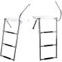 Amarine Made Boat Out-Board Outboard Swim High Strength Polyethylene Platform with 3-Steps Ladder Amarine Made Boat Out-Board Outboard Swim High Strength Polyethylene Platform with 3-Steps Ladder