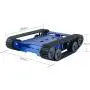 Robot Chassis Smart Robot Car Chassis Kit Aluminum Alloy Tank Chassis with 2WD Motors for Arduino/Raspberry Pi DIY Remote Control Robot Car Toys