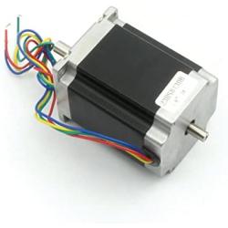 3 Axis CNC Kit Nema23 Stepper Motor Dual Shaft 270oz.in 76mm 3A+MD430 Driver+5 Axis Breakout Board Mach3 Controller Card+350W 24V DC Power Supply for CNC Router Engraving Milling Machine